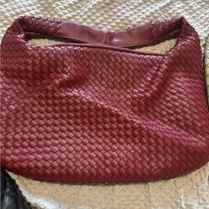 Burgundy bag